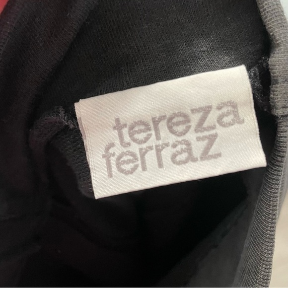 [S] True Vintage Y2K Tereza Ferraz Black & Grey Patchwork Body Con Mini Skirt - Picture 8 of 9